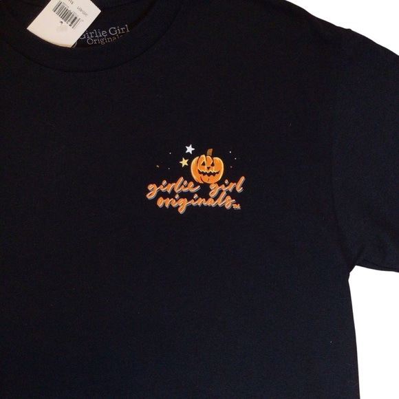 Girlie Girl Originals Halloween T-Shirt Medium Boo-gie All Night Skeleton Disco - Picture 3 of 6